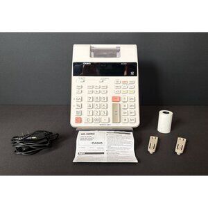 Casio HR-300RC Desktop Printing Calculator 12-Digit VA LCD Backlight